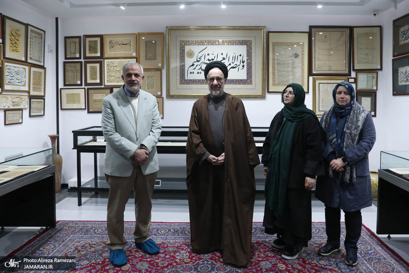 بازدید سید محمد خاتمی از موزه دکتر حسن حبیبی