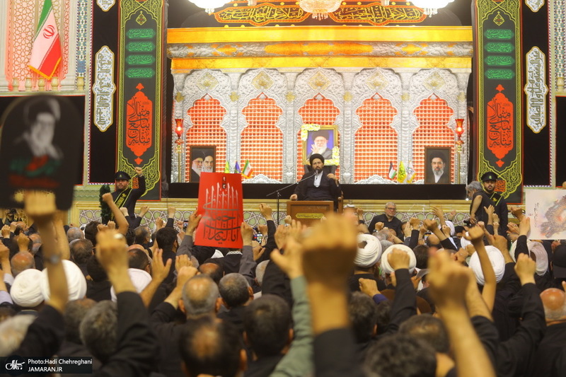 مراسم بزرگداشت رهبر شهید انقلاب در قم-۱