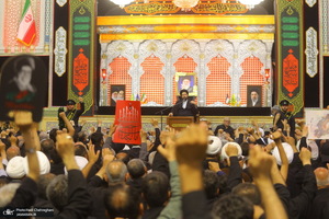 مراسم بزرگداشت رهبر شهید انقلاب در قم-۱