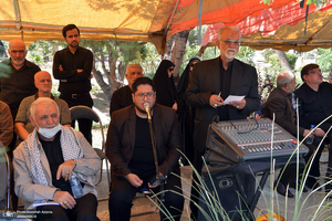 مراسم خاکسپاری سیدعلی صنیع خانی در بهشت زهرا (س) تهران