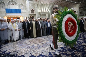 تجدید میثاق مهمانان سی و نهمین اجلاس وحدت اسلامی با آرمان‌های امام خمینی(س) -2