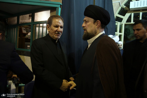 مراسم بزرگداشت آیت الله حسن صانعی (ره) در حسینیه جماران -1