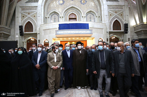 تجدید میثاق رئیس مجلس شورای اسلامی و نمایندگان با آرمان های حضرت امام (س)