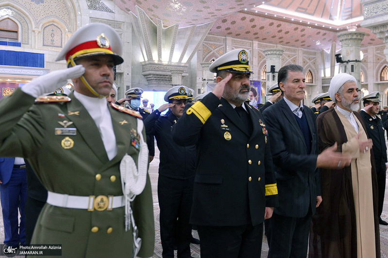 تجدید میثاق فرمانده و کارکنان نیروی دریایی ارتش جمهوری اسلامی ایران با آرمان‌های امام خمینی(س)