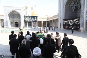 مراسم تشییع حجت الاسلام و المسلمین سید محمد جواد حسینی کاشانی(ره)