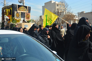 مراسم تشییع و تدفین 2 شهید گمنام در دانشگاه آزاد تهران جنوب