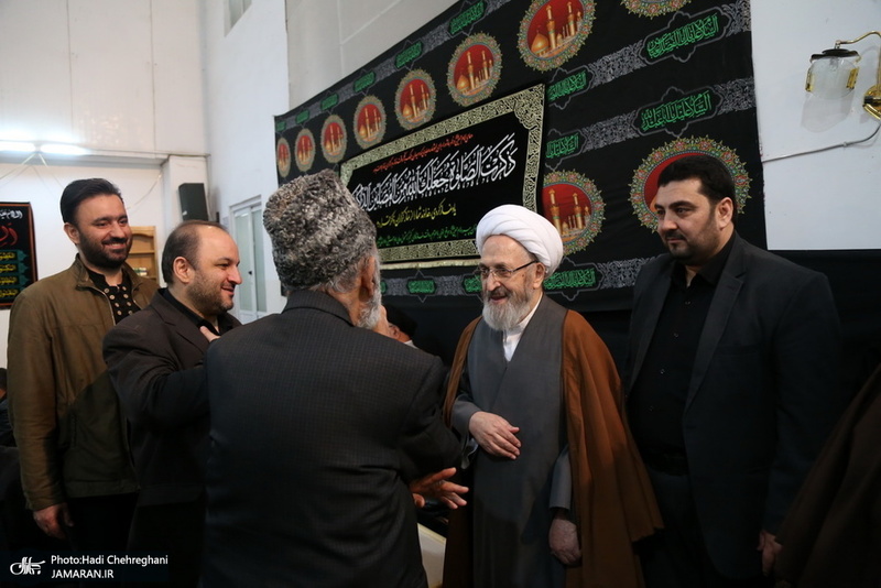 عزاداری در بیوت مراجع عظام تقلید و علما در سالروز شهادت حضرت فاطمه(س)