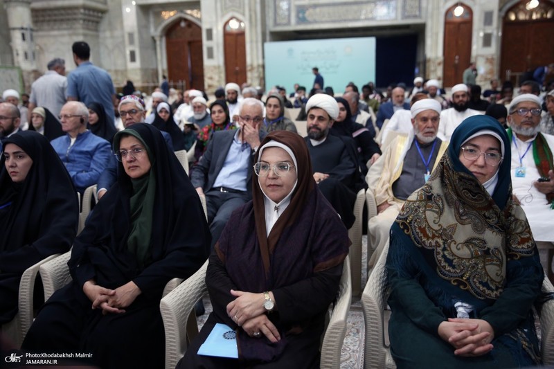 تجدید میثاق مهمانان سی و نهمین اجلاس وحدت اسلامی با آرمان‌های امام خمینی(س) -2