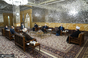 دیدار سرپرست موسسه تنظیم و نشر آثار امام خمینی(س) با تولیت آستان قدس رضوی / مروی - کمساری