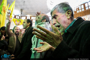 مراسم وداع و تشییع پیکر شهید مدافع حرم حمیدرضا ضیائی