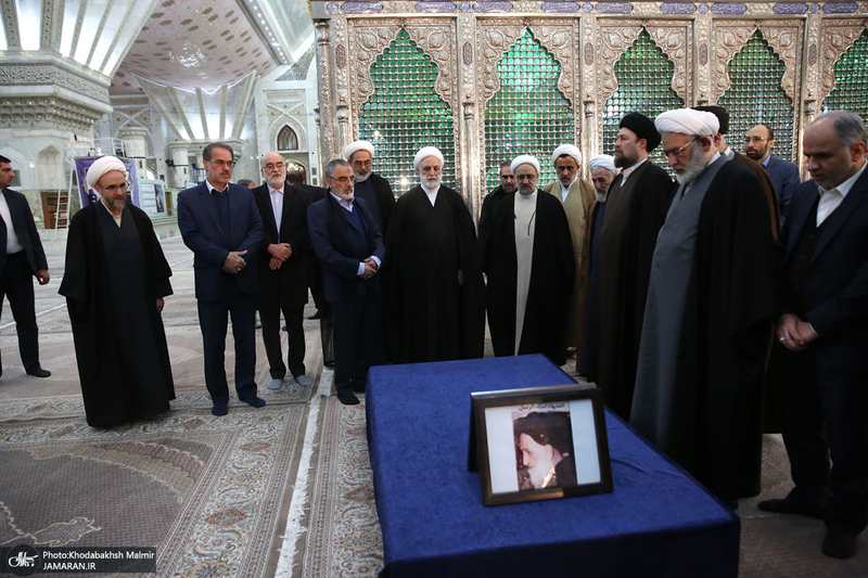 تجدید میثاق رئیس قوه قضائیه و مسئولان عالی قضایی با آرمان‌های حضرت امام خمینی (س)