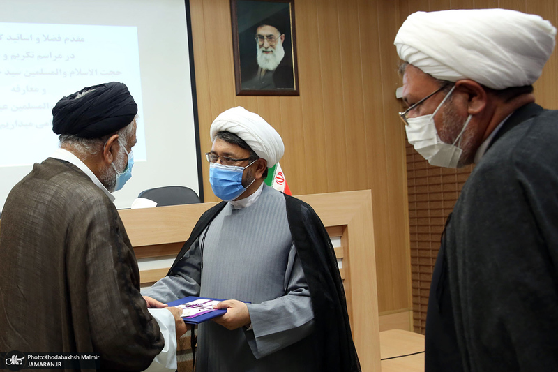 مراسم تودیع و معارفه سرپرست موسسه تنظیم و نشر آثار امام خمینی(س) نمایندگی قم