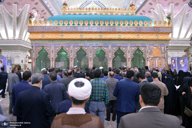 تجدید میثاق سرپرست وزارت آموزش و پرورش با آرمان‌های حضرت امام (س)