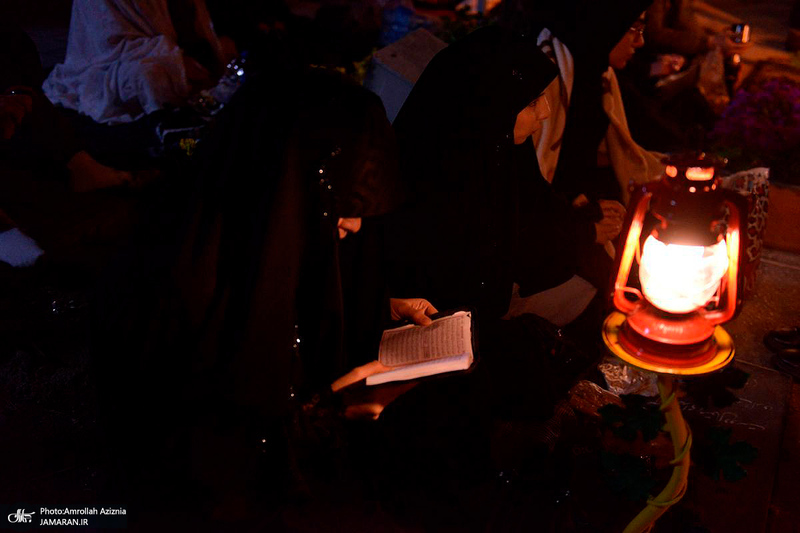 احیای شب بیست و یکم ماه مبارک رمضان در گلزار شهدای بهشت زهرا (س)