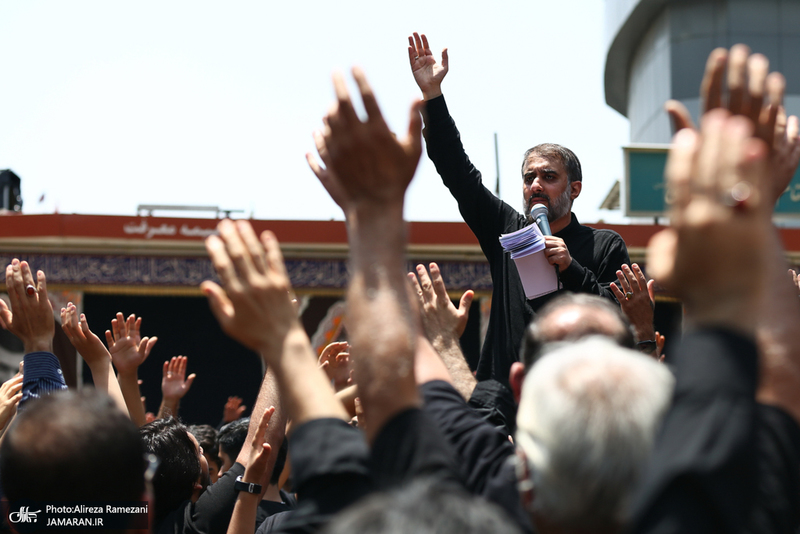 مراسم عزاداری روز تاسوعای حسینی (ع) در امام زاده صالح (ع)