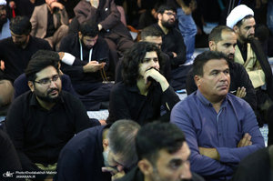 مراسم تجدید بیعت جهادگران با رهبر انقلاب در حسینیه جماران