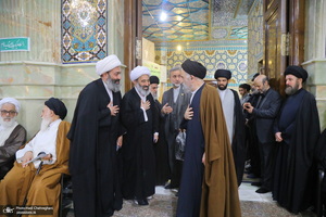 مراسم تشییع و خاکسپاری آیت الله نورالله شاه آبادی(ره) در قم