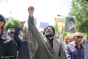 راهپیمایی مردم قم در سالروز قیام 15 خرداد‎‎