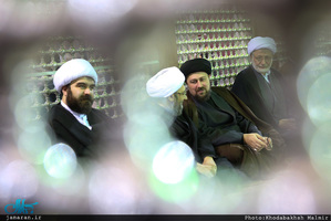 تجدید میثاق رئیس قوه قضائیه و مسئولان عالی قضایی با آرمان‌های امام خمینی(س) 