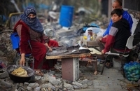 زندگی فلسطینی ها در ویرانه های خانه هایشان (2)