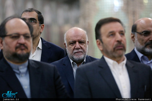 تجدید میثاق رئیس جمهور و هیات دولت با آرمان حضرت امام(س) 