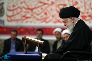 دیدار شرکت‌کنندگان در مسابقات بین‌المللی قرآن با رهبر معظم انقلاب 