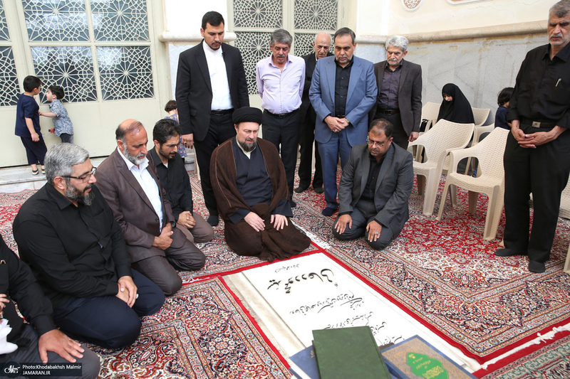 مراسم سالگرد در گذشت سید محمود دعایی در حرم مطهر امام خمینی (س)