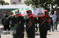 تشییع پیکر مطهر سه شهید حمله ارتش تروریستی آمریکا به زنجان (2)