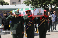 تشییع پیکر مطهر سه شهید حمله ارتش تروریستی آمریکا به زنجان (2)