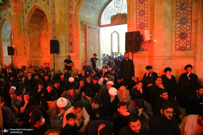 مراسم عزاداری سالروز شهادت امام جعفر صادق (ع) در مسجد اعظم قم
