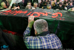 مراسم وداع و تشییع پیکر شهید مدافع حرم حمیدرضا ضیائی