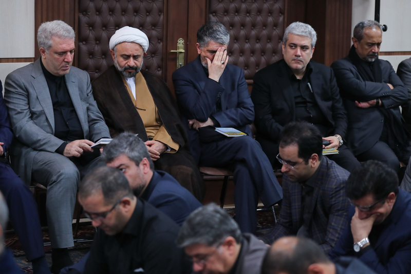 مراسم عزاداری حضرت سید الشهداء(ع) با حضور روحانی