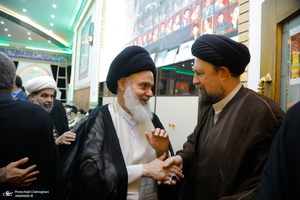 مراسم ختم همسر شهید آیت الله سید مصطفی خمینی (ره) -1