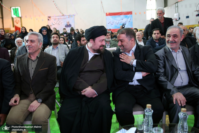 حضور سید حسن خمینی در آیین نامگذاری مجموعه ورزشی استاد کهندل