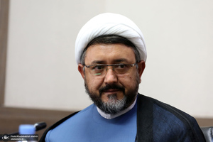 دیدار سرپرست موسسه تنظیم و نشر آثار امام خمینی(س) با مدیر حوزه علمیه خراسان / سید مصباح عاملی