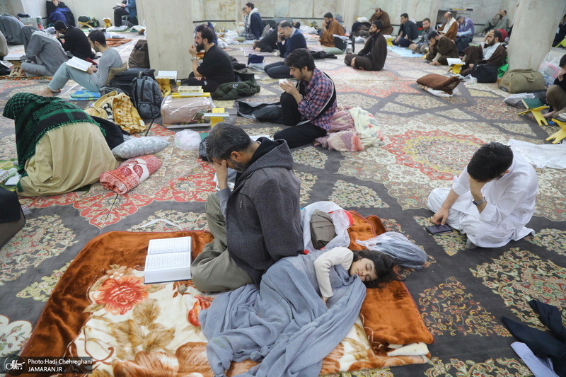 مراسم اعمال ام داوود در قم