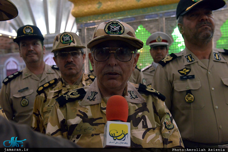 تجدید میثاق فرماندهان و دانشجویان دانشگاههای افسری آجا‎ با آرمان های حضرت امام