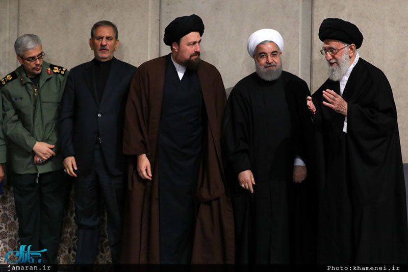 مراسم ترحیم آیت الله هاشمی رفسنجانی در حسینیه امام خمینی(ره) 