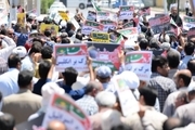گزارش تصویری حضور مردم آبادان در راهپیمایی روز جهانی قدس