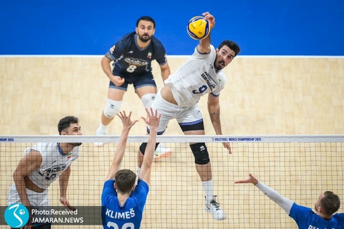 یک چهارم نهایی والیبال قهرمانی جهان| ایران 1-3 چک؛ امان از این نوسان!+عکس