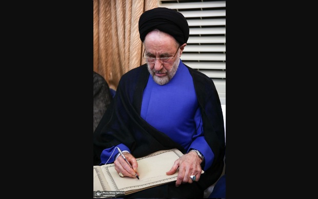  سید محمد خاتمی درگذشت محمد کاسبی را تسلیت گفت + عکس دستخط
