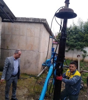 راه اندازی 2 دستگاه پمپ آب در روستاهای شالماء و گنجار شفت