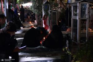 احیای شب بیست و سوم ماه رمضان در گلزار شهدای بهشت زهرا (س)