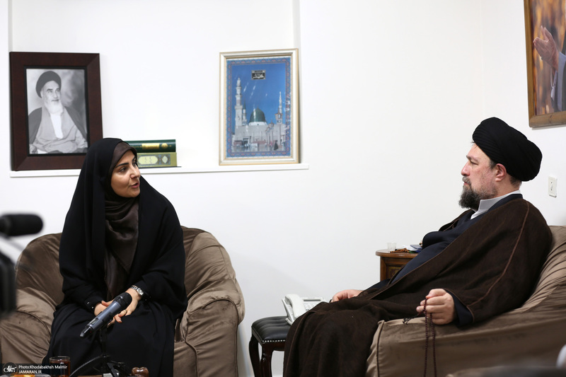 دیدار وزیر راه و شهر سازی با سید حسن خمینی