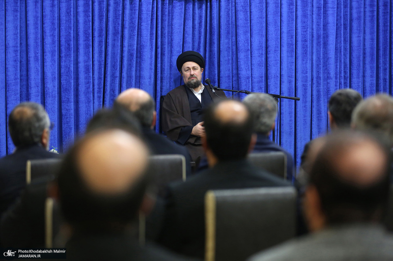 دیدار رئیس، مدیران و کارکنان ستاد اجرایی فرمان امام (ره) با سید حسن خمینی