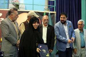 مراسم بزرگداشت هفته هنری بسیج در حسینیه جماران