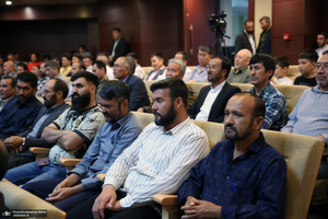 دیدار مسئولین هیت های مذهبی اتباع استان تهران با سید حسن خمینی