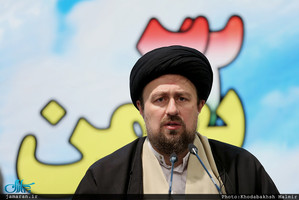 دیدار استاندار و جمعی از مدیران استان تهران با سید حسن خمینی