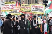 تظاهرات همبستگی با فلسطینی ها در مونترال کانادا (3)