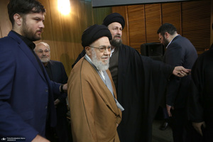 مراسم چهلمین روز درگذشت آیت الله بجنوردی در دائره المعارف بزرگ اسلامی - 1